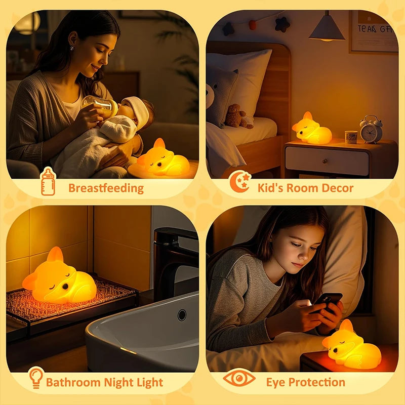 Squishy Fox Night Light