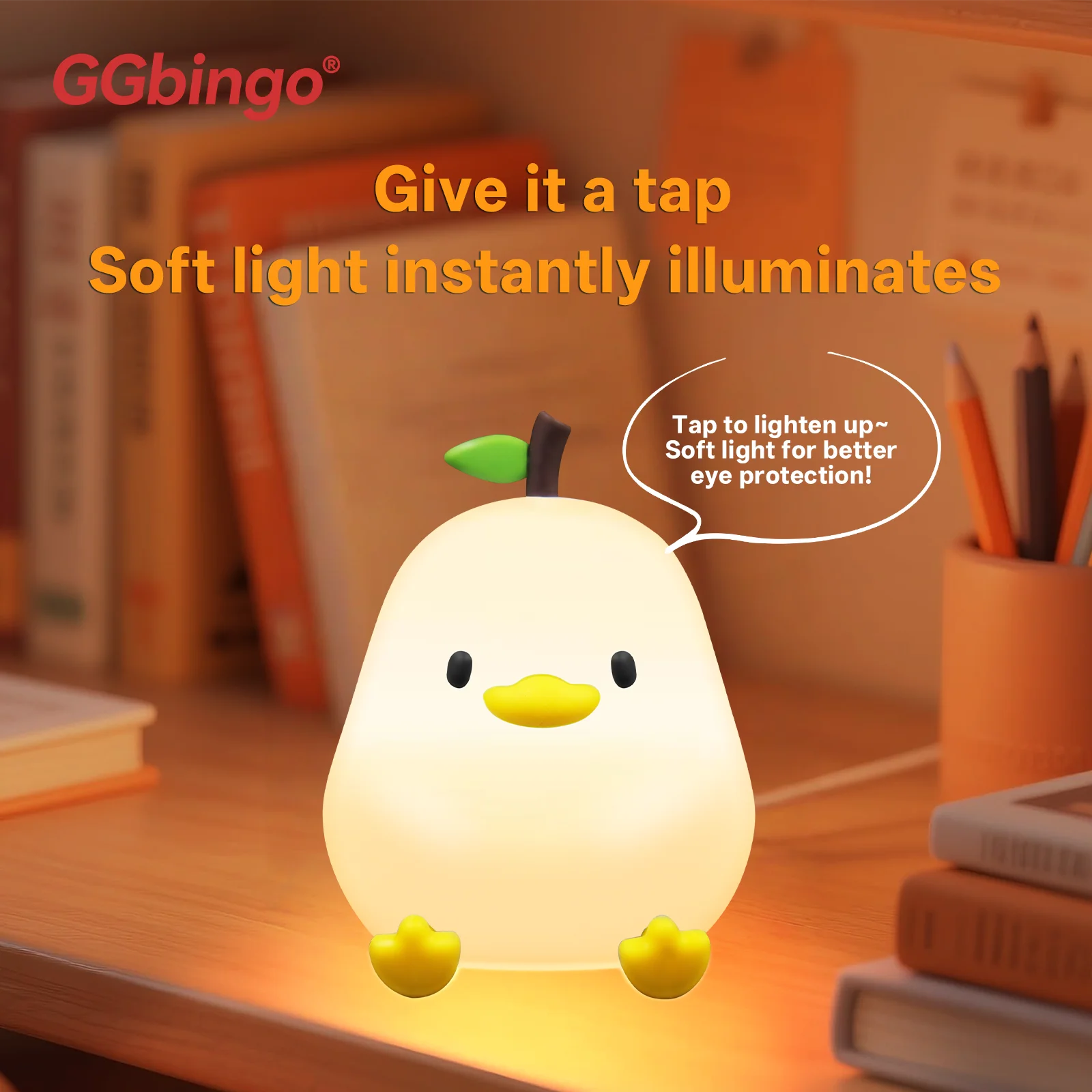 Silicone Duck Touch Light