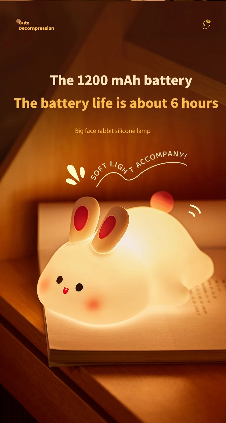 Big-Face Bunny Night Light