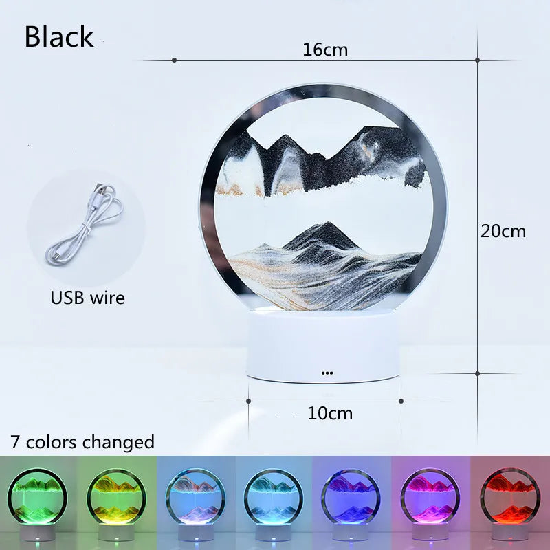 Flowing Sand Art Lamp