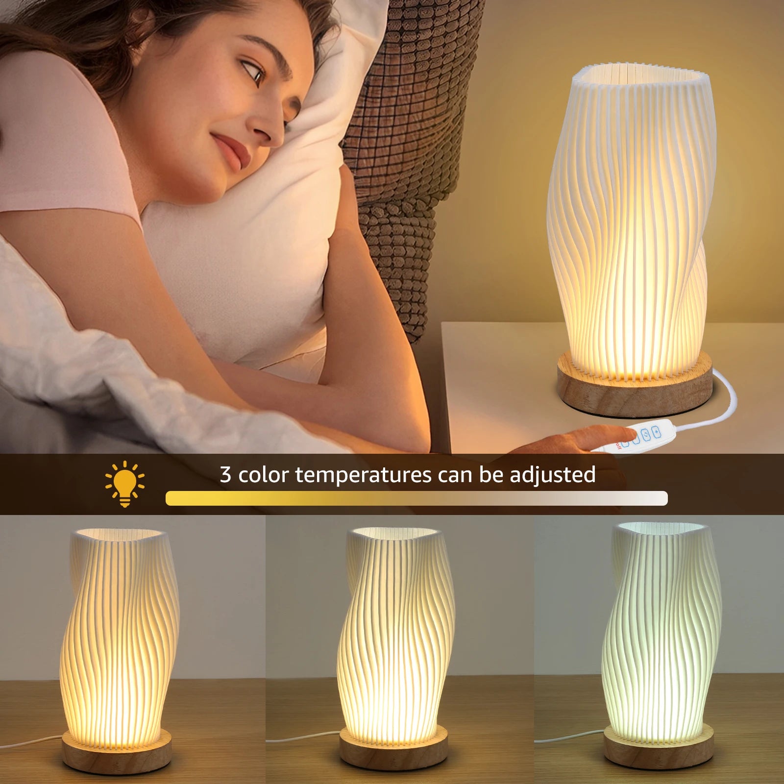 3D-Printed Dimmable Desk Lamp