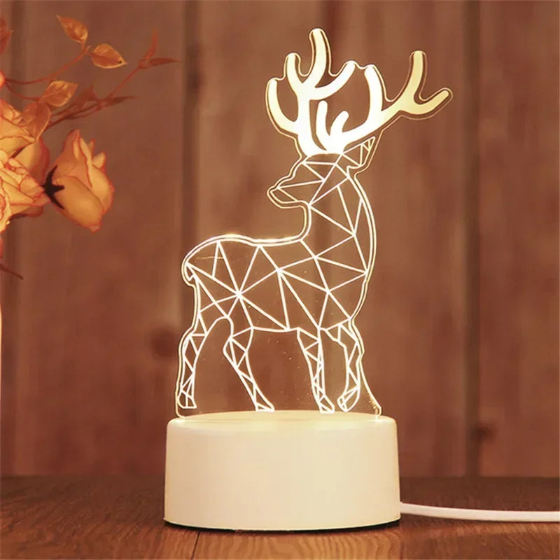 Romantic Heart Acrylic Lamp