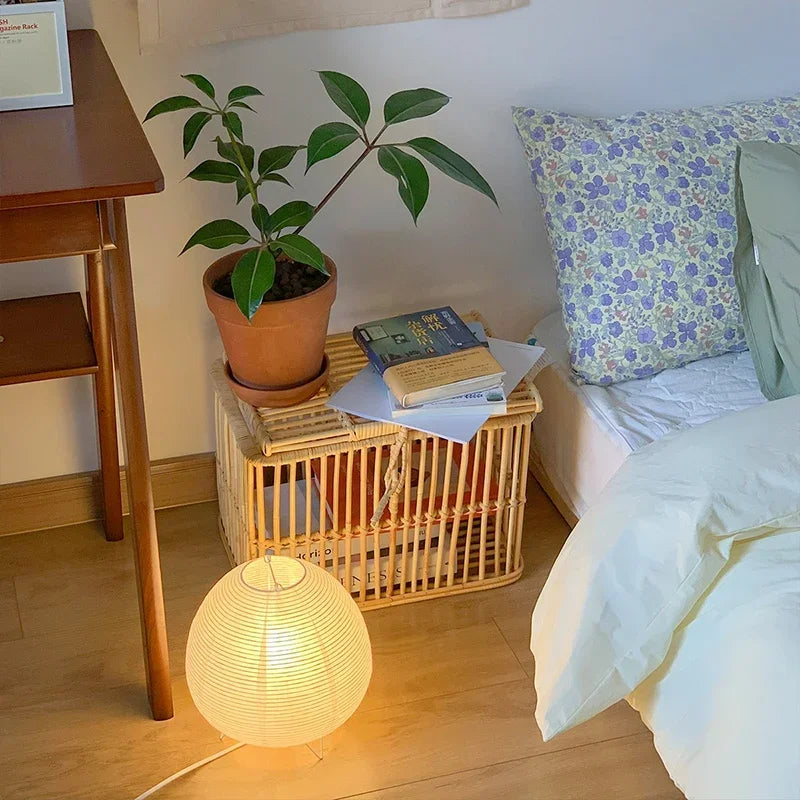 Japanese Rice-Paper Lantern Lamp