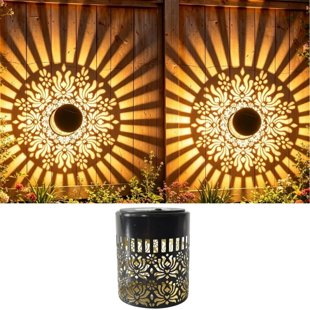 Solar Peony Wall Lantern