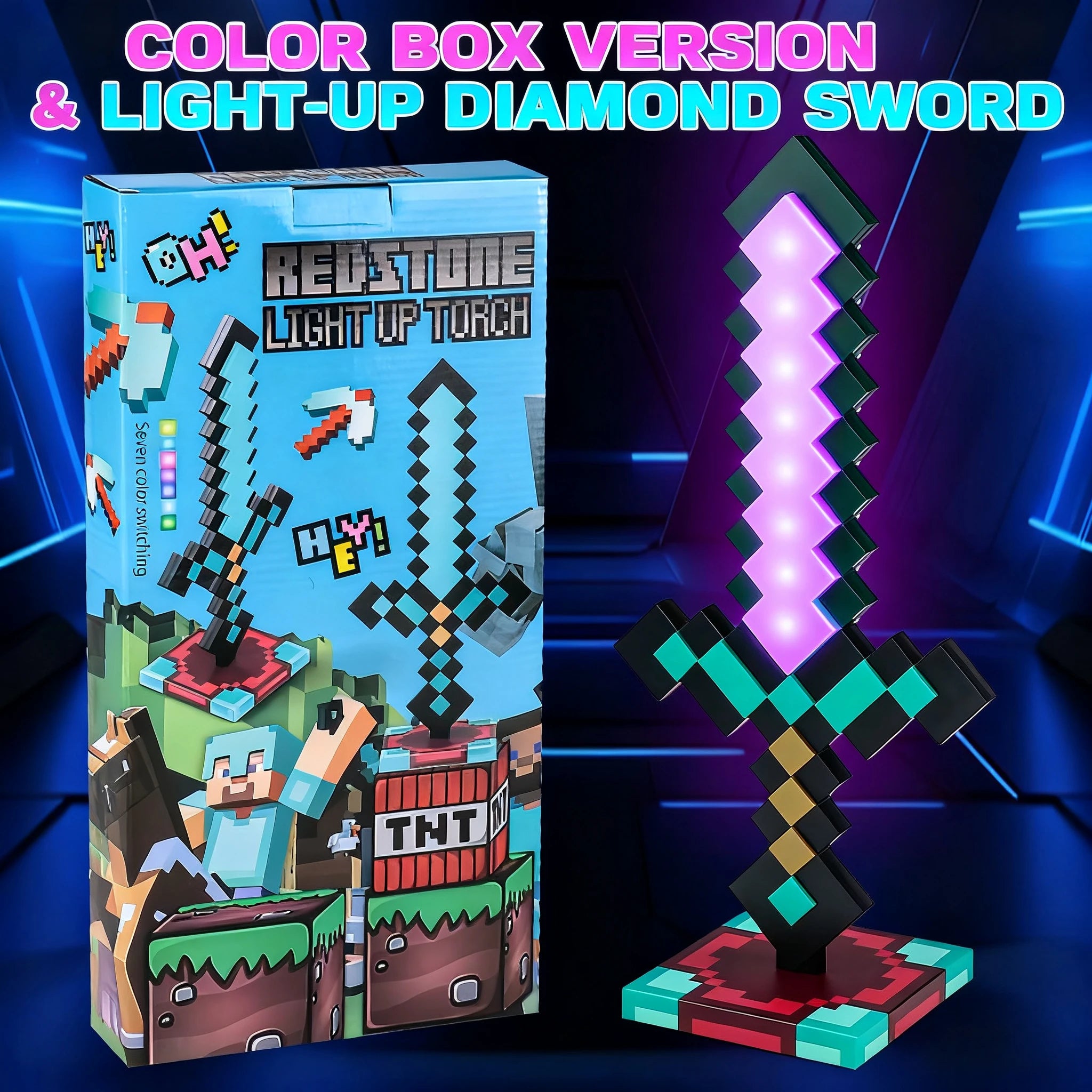 Diamond Sword LED Lamp