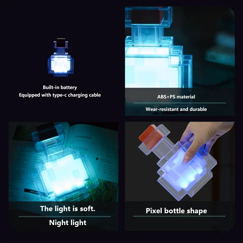 Potion Bottle LED Lamp