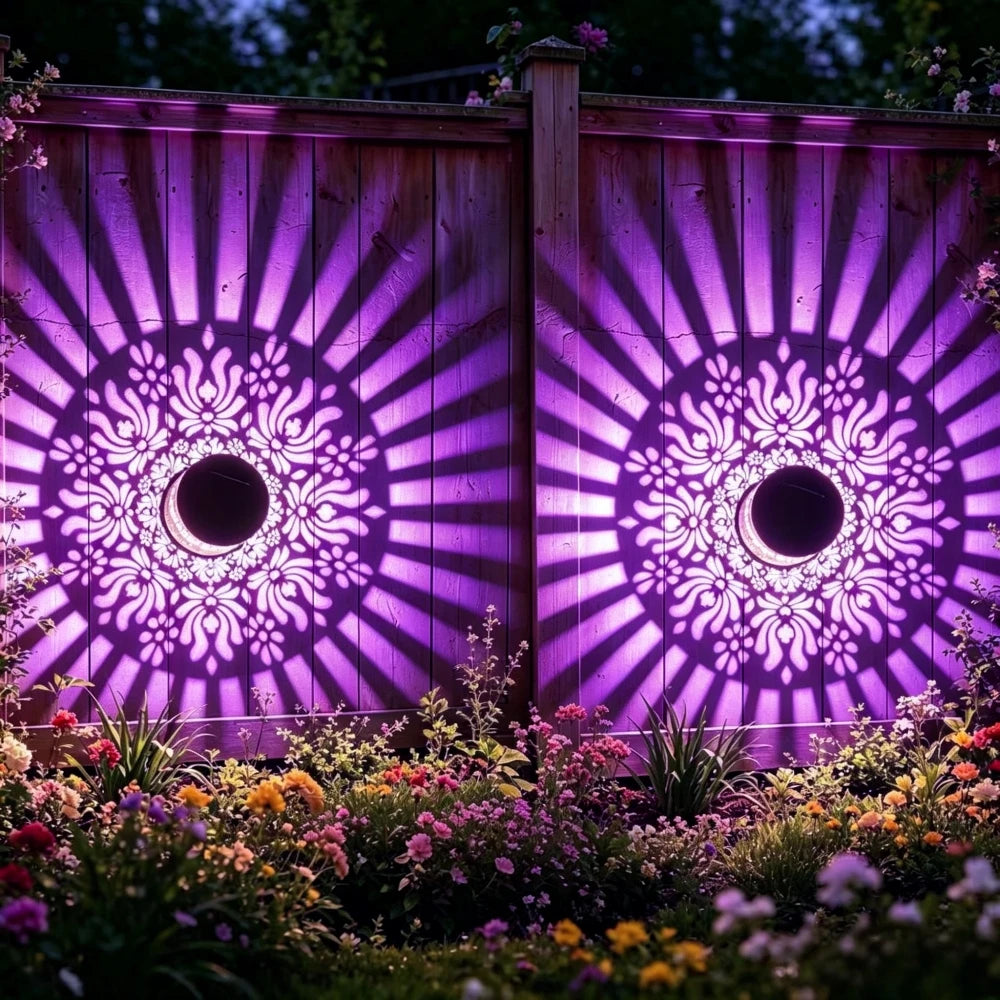 Solar Peony Wall Lantern