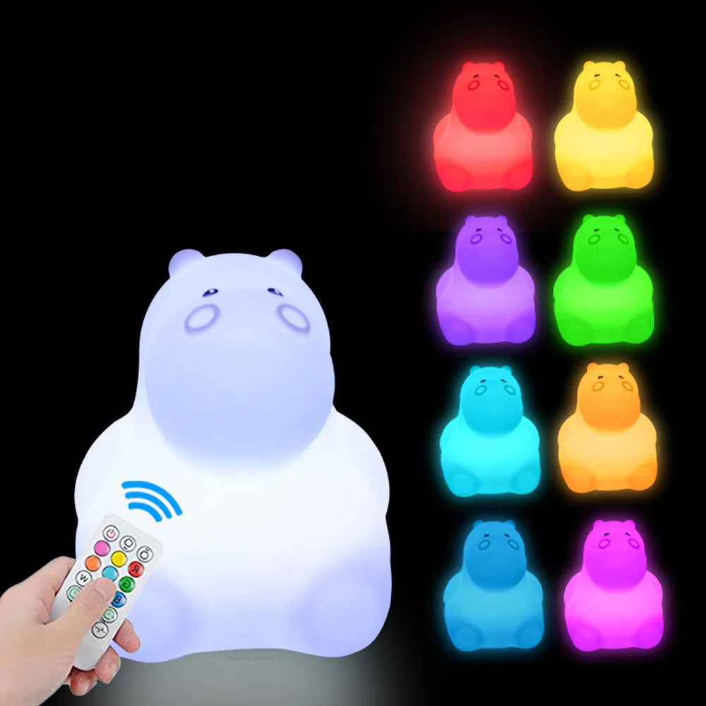 Owl Night Light with Remote