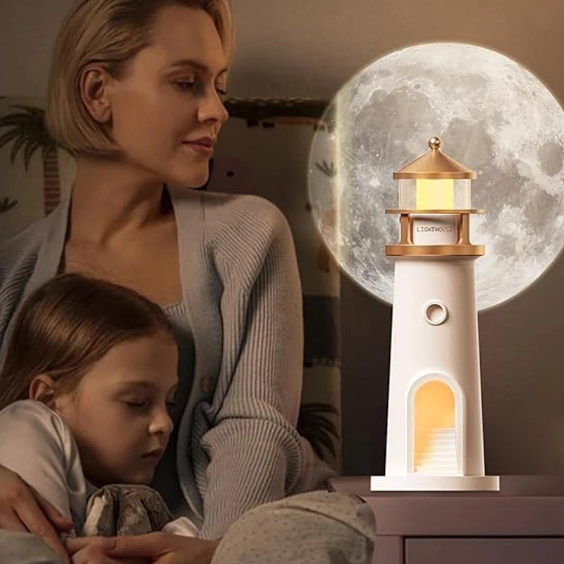 Moon Lighthouse Projection Lamp