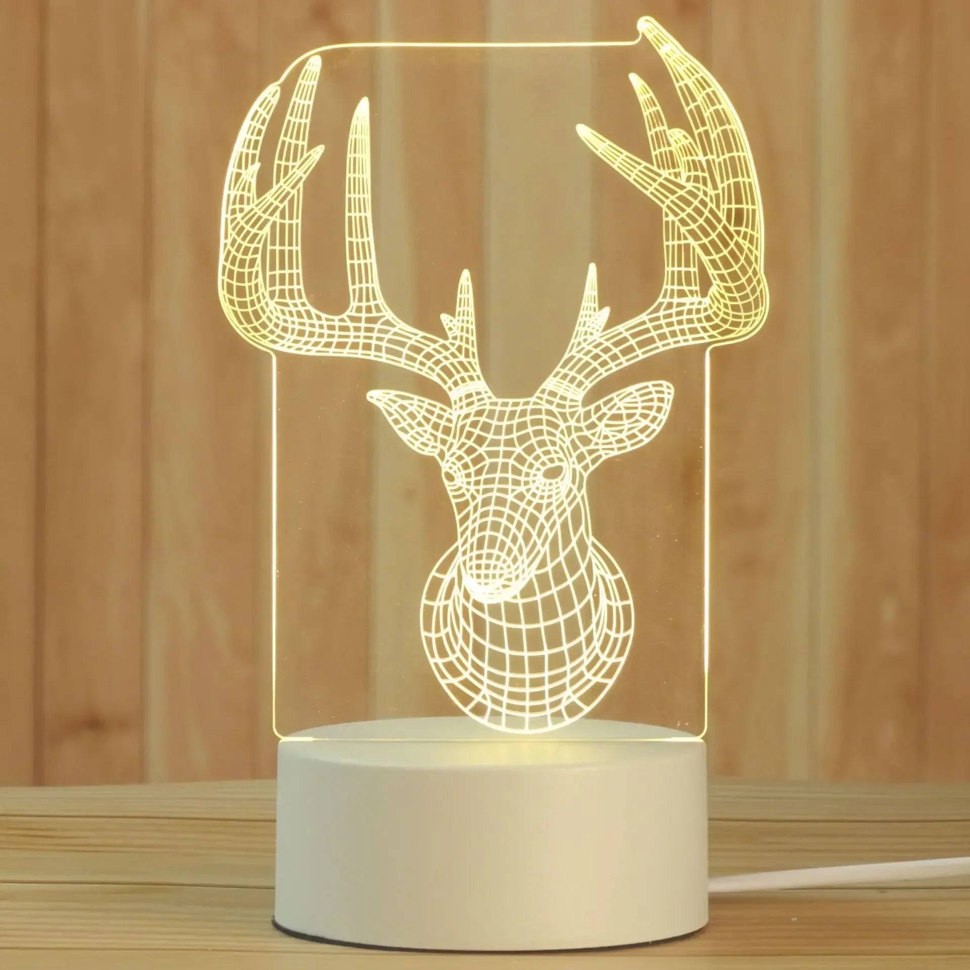 Romantic Heart Acrylic Lamp