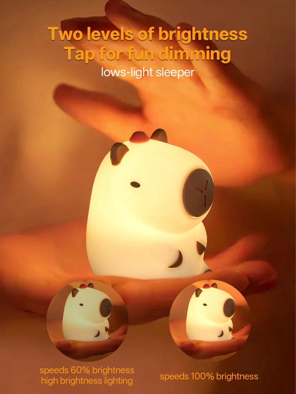 Silicone Duck Touch Light