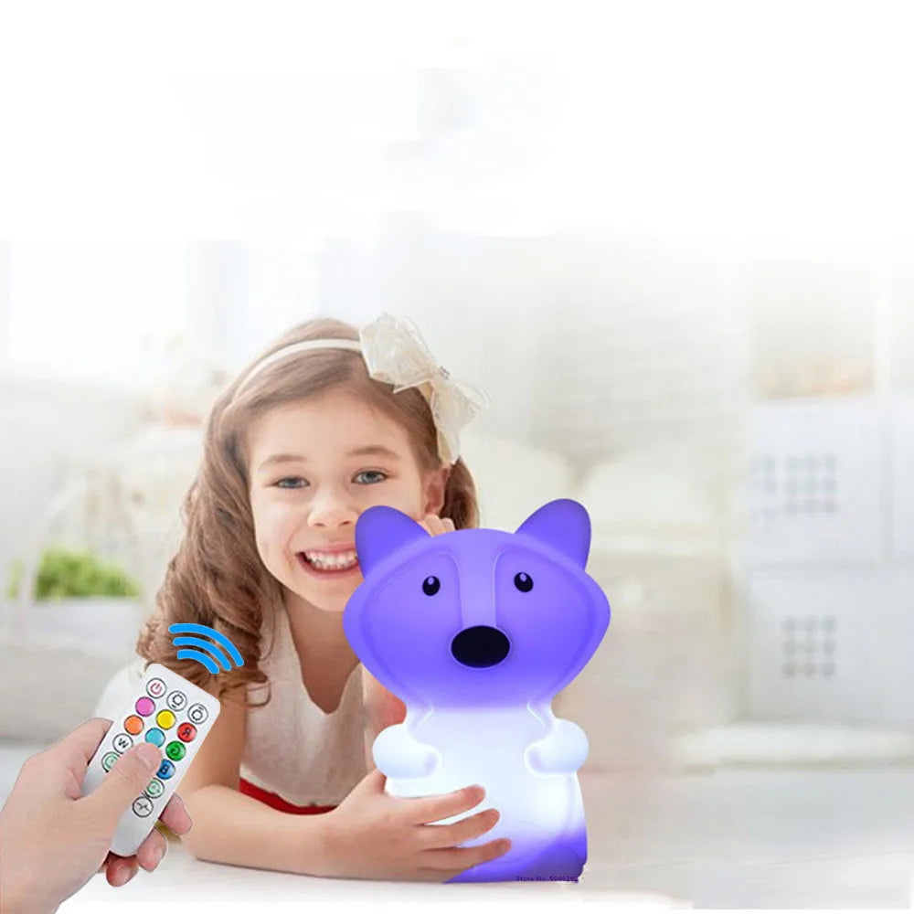 Owl Night Light with Remote