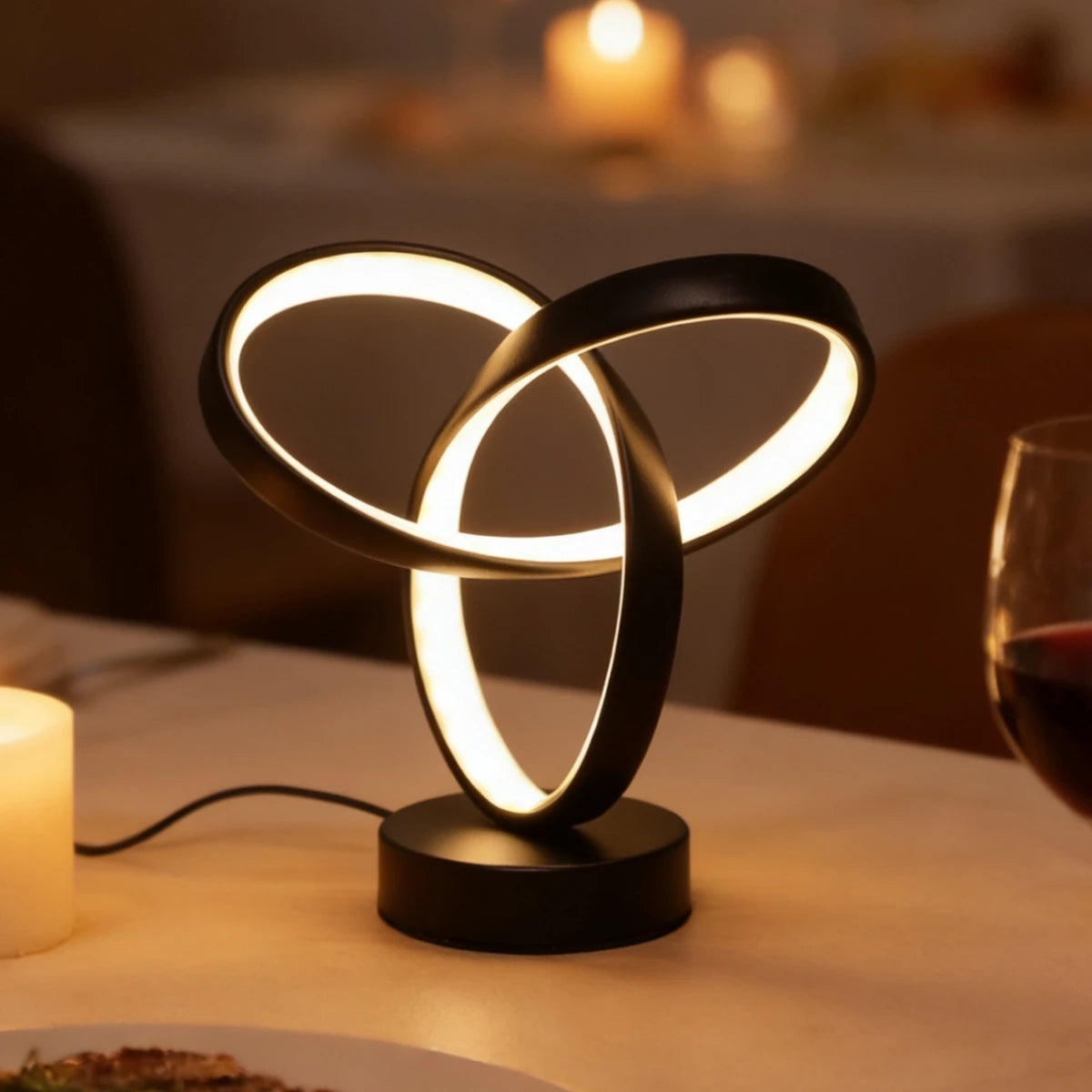 Tri-Colour Modern Art Desk Lamp