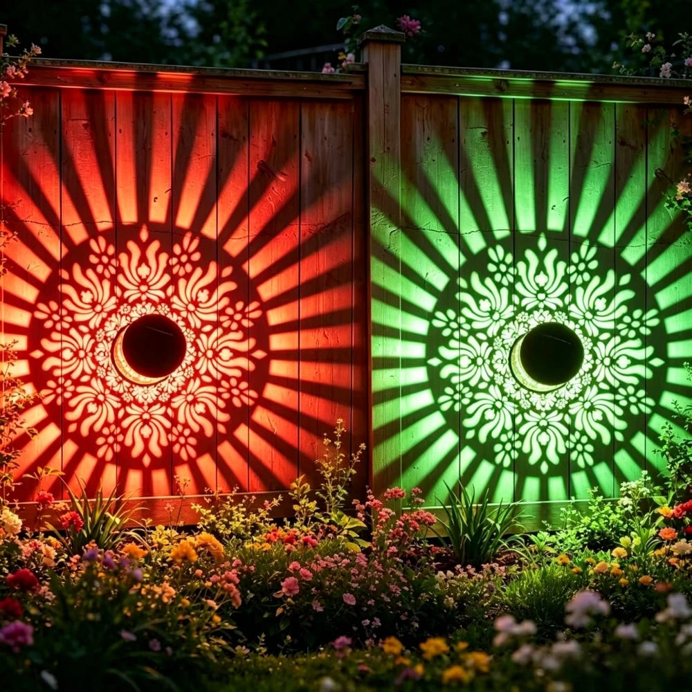 Solar Peony Wall Lantern