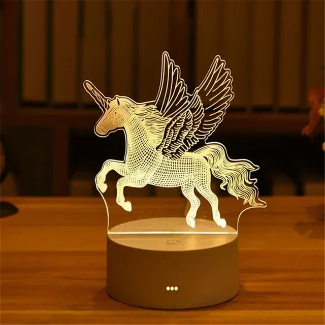 Romantic Heart Acrylic Lamp