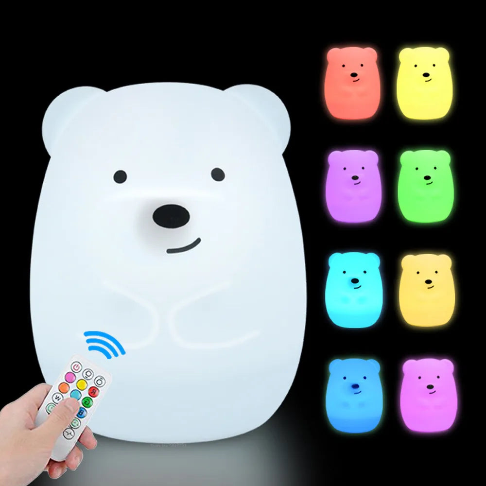 Owl Night Light with Remote