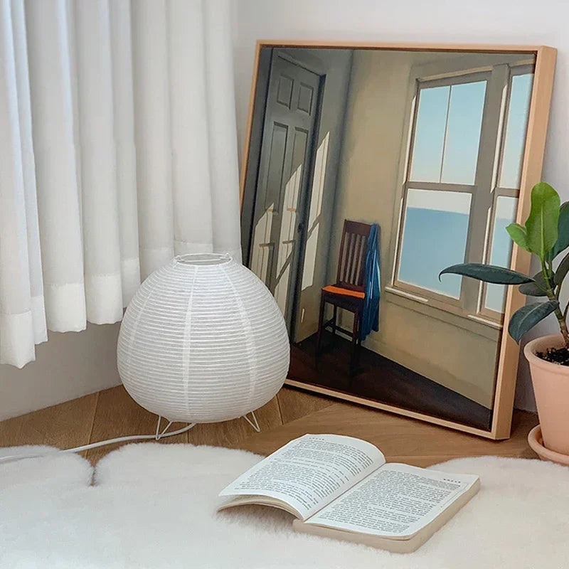 Japanese Rice-Paper Lantern Lamp