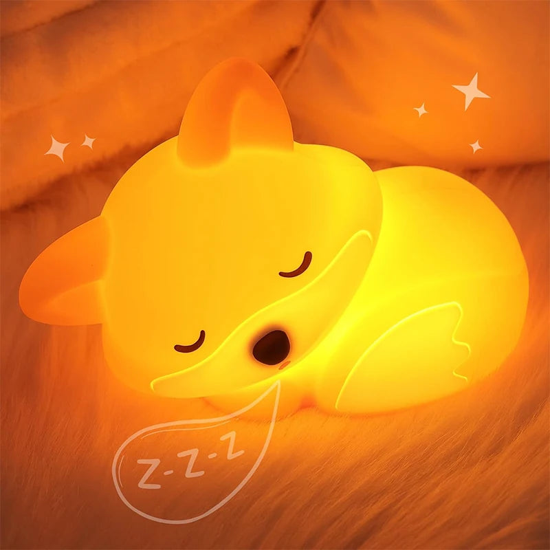 Squishy Fox Night Light