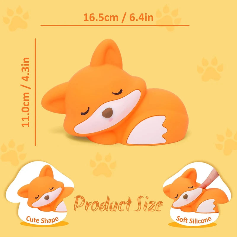 Squishy Fox Night Light