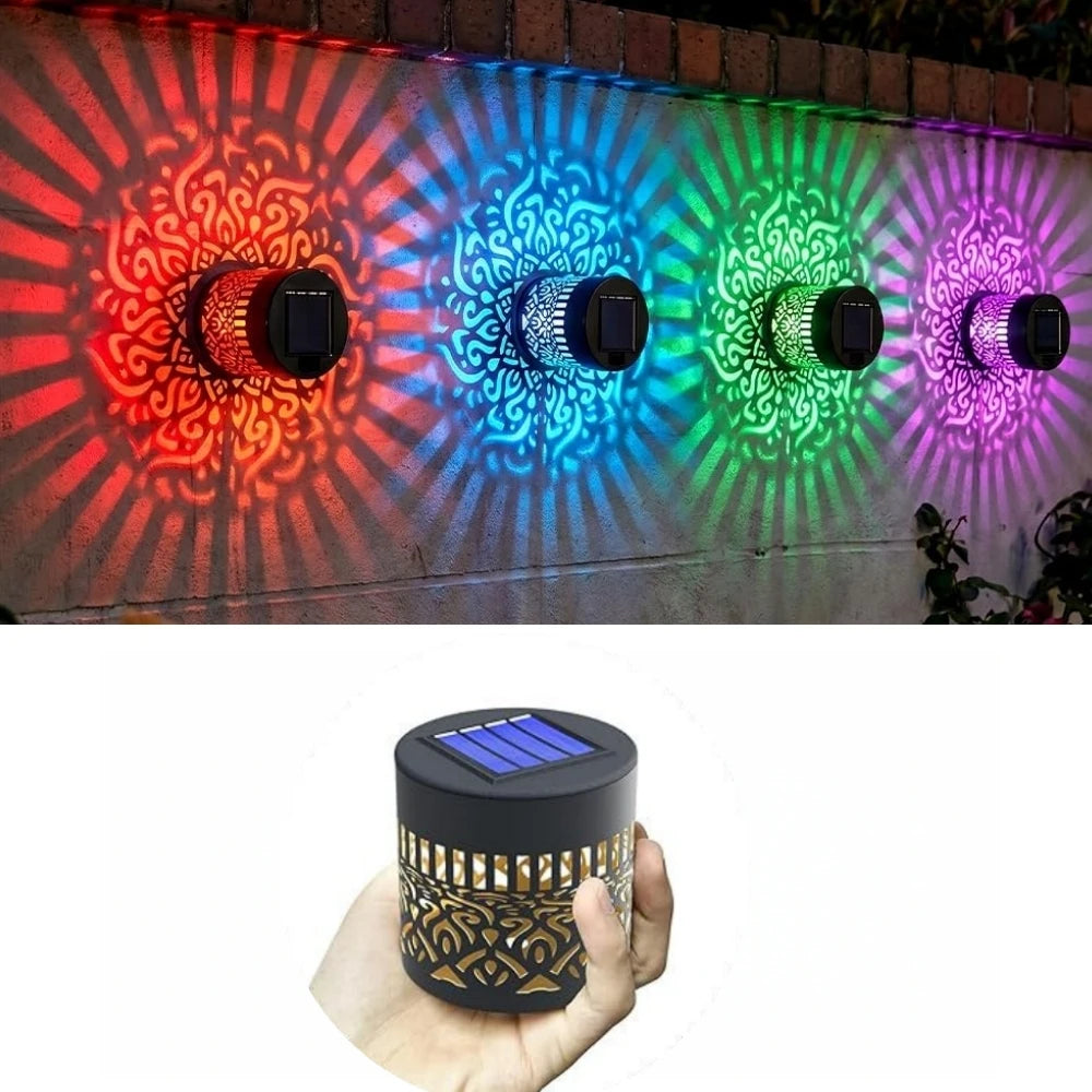 Solar Peony Wall Lantern
