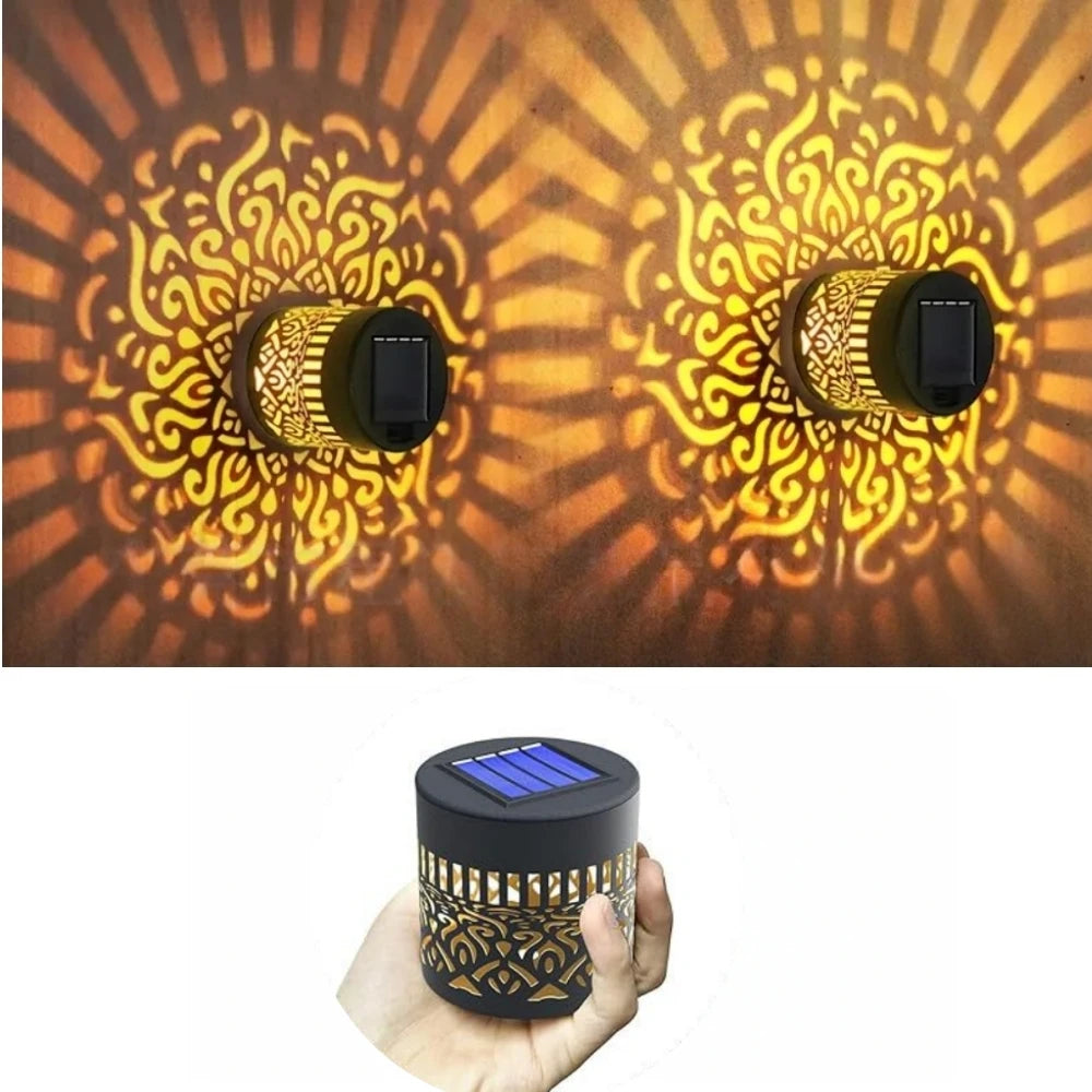Solar Peony Wall Lantern