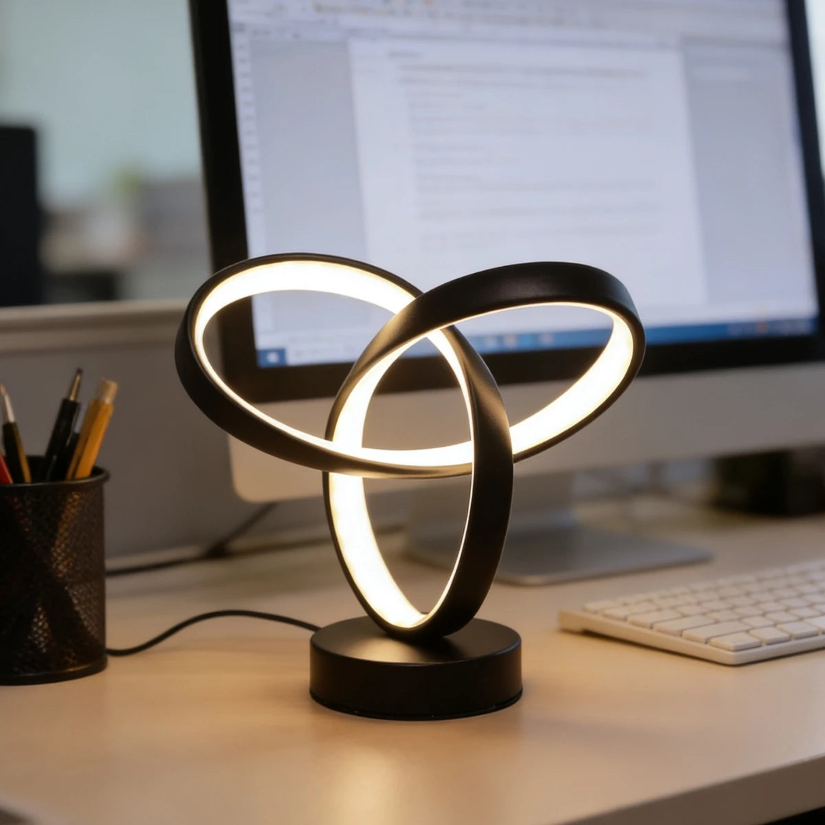 Tri-Colour Modern Art Desk Lamp