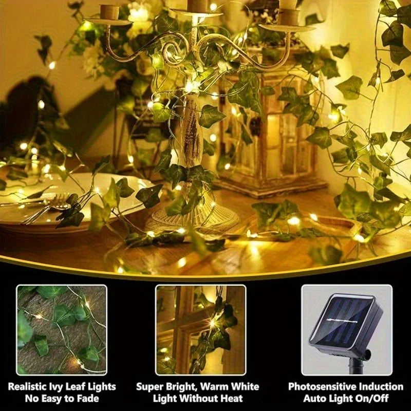 Solar Ivy Fairy Lights