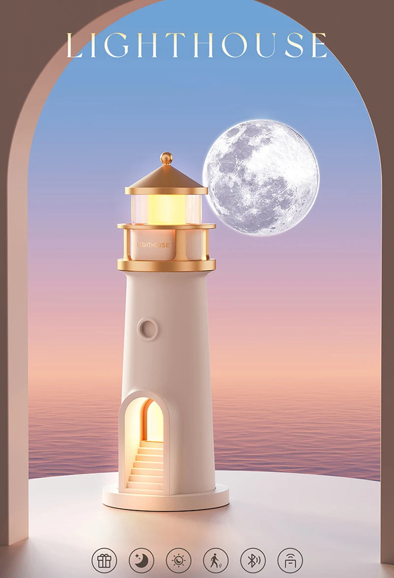 Moon Lighthouse Projection Lamp